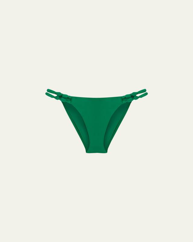 Solid Atena Double Detail Full Bikini Bottoms